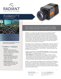 Radiant Vision Systems Y Series Imaging Photometer spec sheet